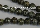 CNS501 15.5 inches 6mm round natural serpentine jasper beads