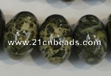 CNS517 15.5 inches 14*20mm rondelle natural serpentine jasper beads