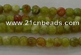 CNS599 15.5 inches 3mm round green dragon serpentine jasper beads