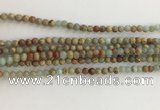 CNS700 15.5 inches 4mm round serpentine jasper beads wholesale