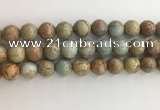 CNS704 15.5 inches 12mm round serpentine jasper beads wholesale