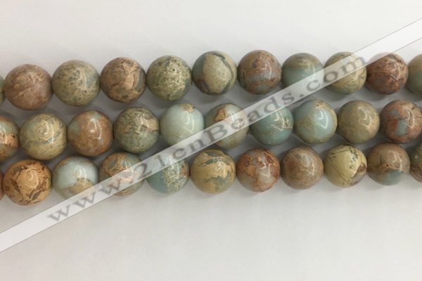 CNS704 15.5 inches 12mm round serpentine jasper beads wholesale