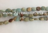 CNS723 15.5 inches 8*10mm oval serpentine jasper beads wholesale