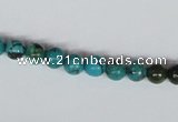 CNT02 16 inches 6mm round natural turquoise beads wholesale