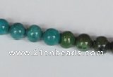 CNT03 16 inches 8mm round natural turquoise beads wholesale