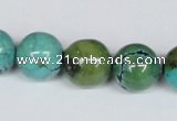 CNT06 16 inches 14mm round natural turquoise beads wholesale