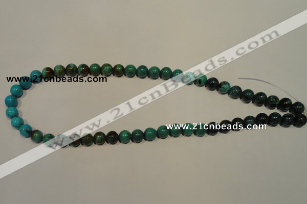 CNT104 15.5 inches 8mm round natural turquoise beads wholesale