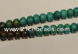 CNT111 15.5 inches 4*7mm rondelle natural turquoise beads wholesale