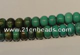 CNT112 15.5 inches 5*8mm rondelle natural turquoise beads wholesale