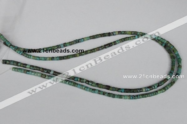 CNT19 16 inches 2-4mm heishi natural turquoise beads wholesale