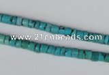 CNT21 16 inches 3-5mm heishi natural turquoise beads wholesale