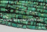 CNT216 15.5 inches 2.5*3mm heishi natural turquoise beads wholesale