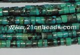 CNT217 15.5 inches 2.5*3mm heishi natural turquoise beads wholesale