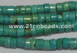 CNT218 15.5 inches 3.5*4.5mm heishi natural turquoise beads wholesale