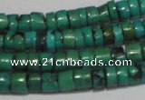 CNT219 15.5 inches 3*4mm – 4*5mm heishi natural turquoise beads