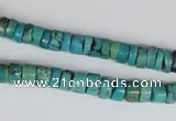 CNT22 16 inches 3-6mm heishi natural turquoise beads wholesale