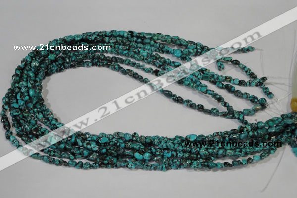 CNT240 15.5 inches 4*5mm - 5*8mm nuggets natural turquoise beads