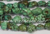 CNT243 15.5 inches 8*10mm - 10*14mm nuggets natural turquoise beads