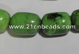 CNT253 15.5 inches 8*24mm rondelle natural turquoise beads wholesale