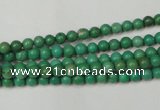 CNT350 15.5 inches 4mm round turquoise beads wholesale