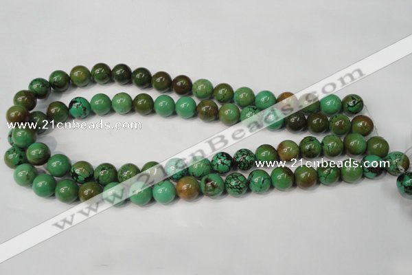 CNT354 15.5 inches 12mm round turquoise beads wholesale