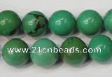 CNT355 15.5 inches 14mm round turquoise beads wholesale