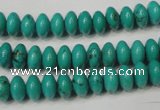 CNT361 15.5 inches 5*8mm rondelle turquoise beads wholesale