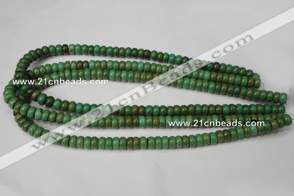 CNT365 15.5 inches 5*8mm rondelle turquoise beads wholesale