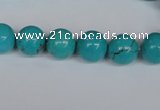 CNT40 16 inches 6mm round turquoise beads wholesale