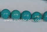 CNT41 16 inches 8mm round turquoise beads wholesale