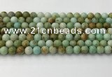 CNT416 15.5 inches 6mm round mongolian turquoise beads wholesale