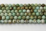 CNT417 15.5 inches 8mm round mongolian turquoise beads wholesale