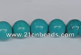 CNT43 16 inches 12mm round turquoise beads wholesale