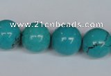 CNT44 16 inches 14mm round turquoise beads wholesale