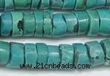 CNT532 15.5 inches 6mm - 6.5mm heishi turquoise gemstone beads