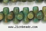 CNT536 15.5 inches 3*9mm turquoise gemstone beads