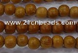 CNW02 15.5 inches 6mm round nangka wood beads wholesale