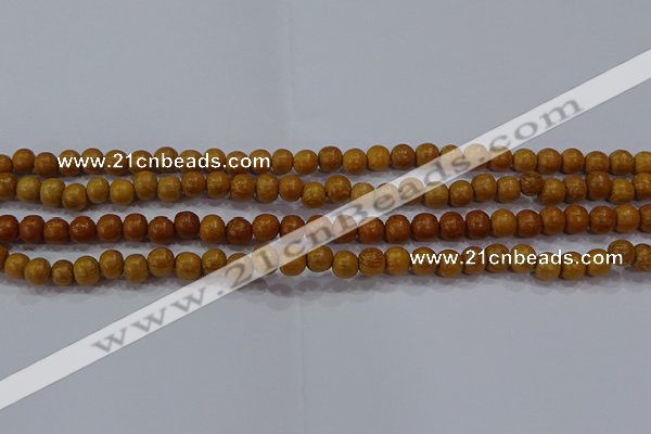 CNW02 15.5 inches 6mm round nangka wood beads wholesale