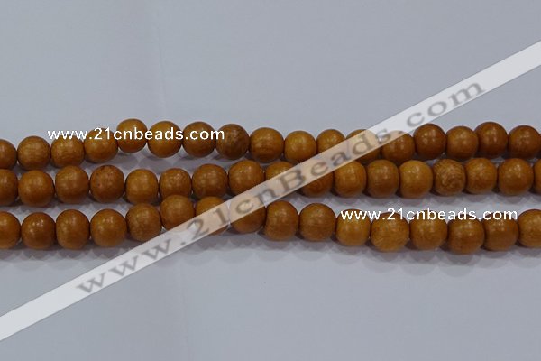 CNW04 15.5 inches 10mm round nangka wood beads wholesale