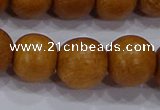 CNW05 15.5 inches 12mm round nangka wood beads wholesale