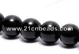 COB02 15 inches 8mm round black obsidian gemstone beads wholesale