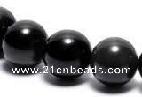 COB03 16 inches 10mm  round black obsidian gemstone beads wholesale