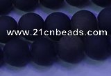 COB279 15.5 inches 8mm round matte golden obsidian beads wholesale