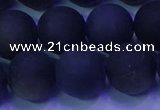 COB281 15.5 inches 12mm round matte golden obsidian beads wholesale