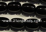 COB463 15.5 inches 12*16mm drum black obsidian beads wholesale