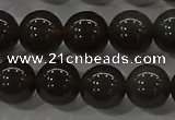 COB601 15.5 inches 8mm round ice black obsidian beads wholesale