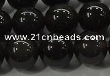 COB602 15.5 inches 10mm round ice black obsidian beads wholesale