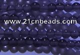 COB700 15.5 inches 4mm round ice black obsidian beads wholesale