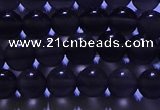 COB711 15.5 inches 6mm round ice black obsidian beads wholesale