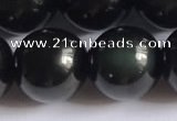 COB725 15.5 inches 14mm round black obsidian gemstone beads